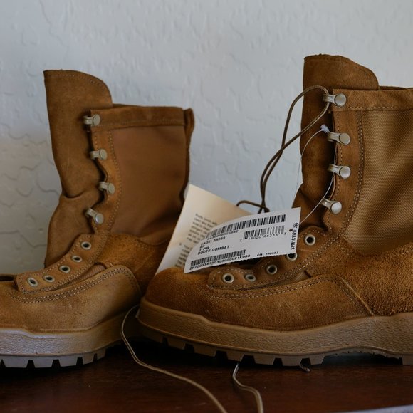 NWT Army Combat Boots Temperature Weather Mens Size 9R (Size 9 Regular) Tan - Picture 4 of 10